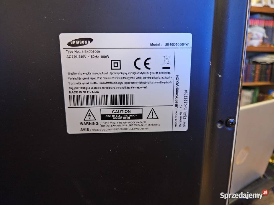 SAMSUNG LED TV 40 UE40D5000 FULLHD Piotrków Trybunalski