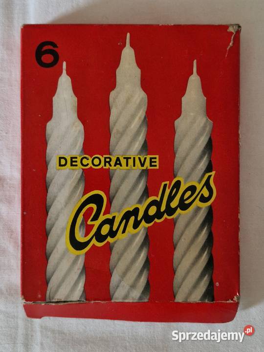 Świece dekoracyjne Exporter Coopexim Ltd vintage Świece mazowieckie Warszawa