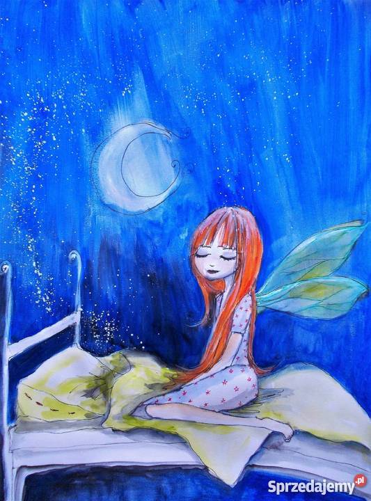 Grafika akwarelą i piórkiem Droga mleczna śląskie Katowice