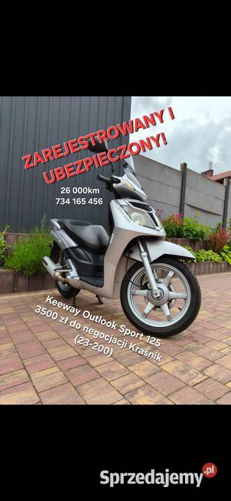 Keeway Outlook 125 elektryczny starter