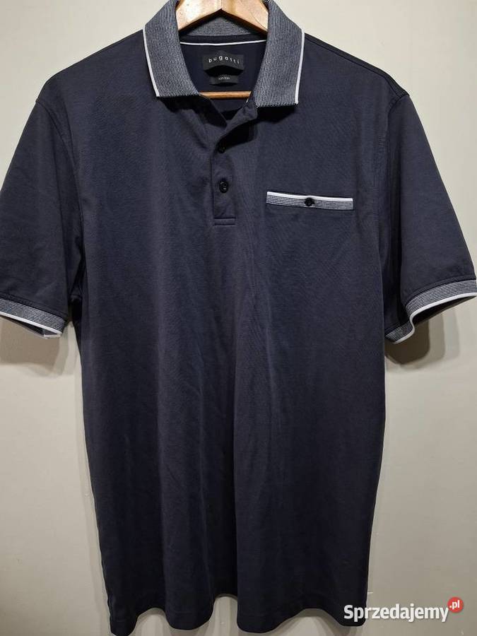 Męskie polo Bugatti XL koszulka tshirt czarny Kraków