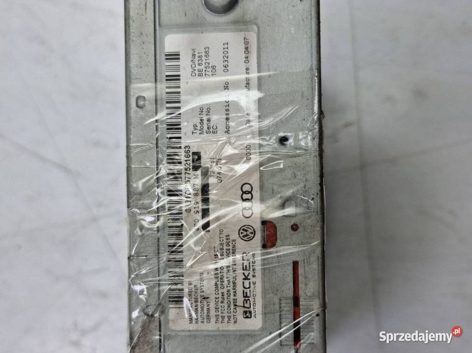 CZYTNIK NAWIGACJI AUDI A8 D3 4E0919887M Lipno