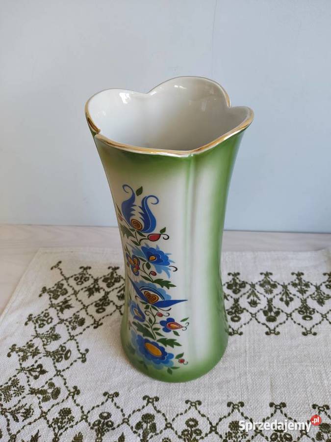Wazon ceramiczny Lubiana w ludowym stylu