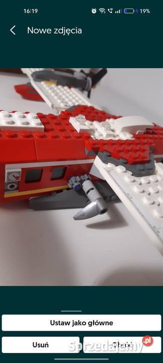Samolot LEGO straż pożarna Legionowo