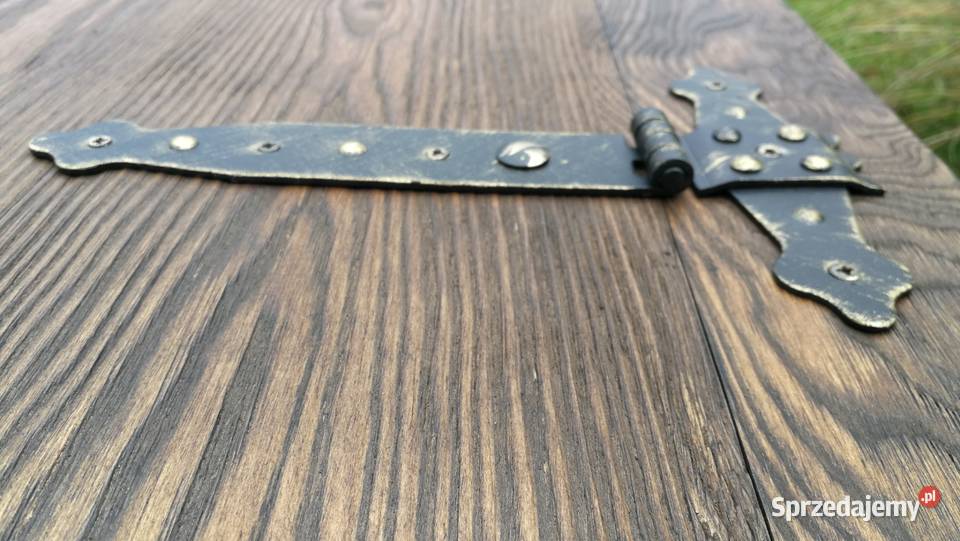 Rustykalna skrzynia postarzona skrzynia kufer 100cm Radków