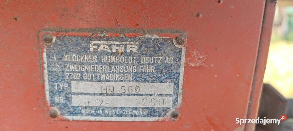 Prasa kostkująca Deutz Fahr HD560 Sieradz sprzedam