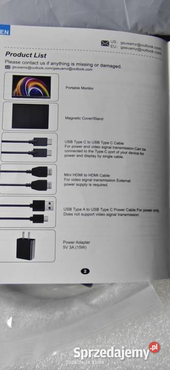 Przenośny monitor 156 Coolhood ips