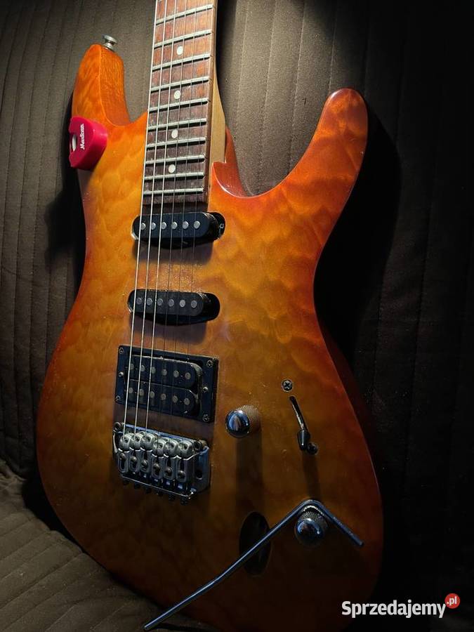 Elektryczna gitara Ibanez SA 160 QM AM 2001 mazowieckie Warszawa