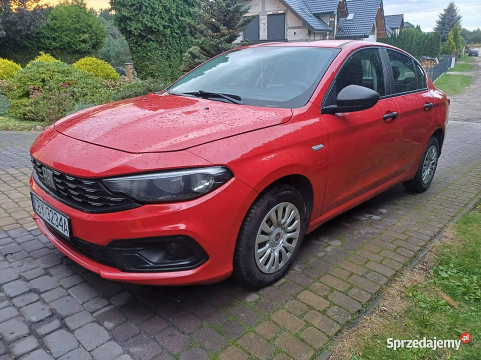 Fiat Tipo zadbany krajowy LPG faktura VAT II czerwony Łochowo