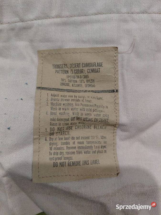 Spodnie DCU 3 color Medium Short NYCO Wrocław sprzedam