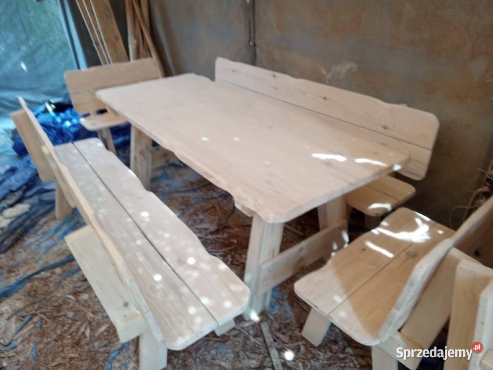 Meble ogrodowe Stoł z Ławkami 170X80 999zl Zawiercie