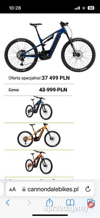 Cannondale Moterra Neo Carbon 2024 nowy rower