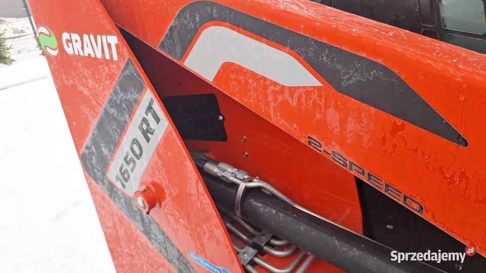 Ładowarka burtowa na gąsienicach Manitou 1650 RT 70h lubelskie Strzeszkowice Duże