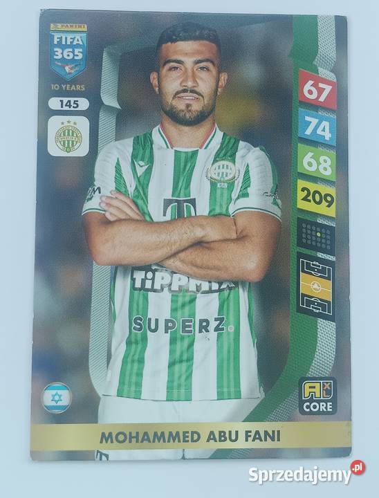 Mohammed Abu Fani 145 karta Fifa 365 Adrenaline małopolskie Zbylitowska Góra