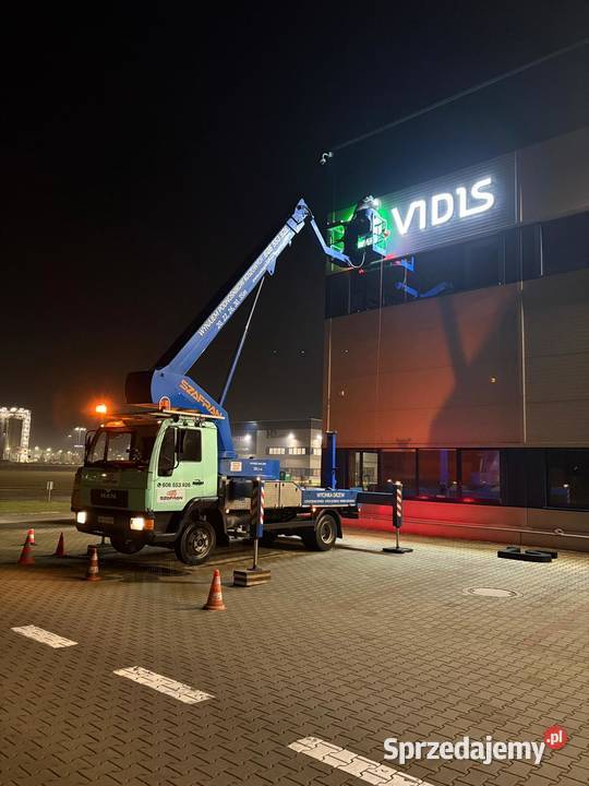 Wynajem Podnośnika Koszowego Wrocław Zwyżki 20m usługi budowlane