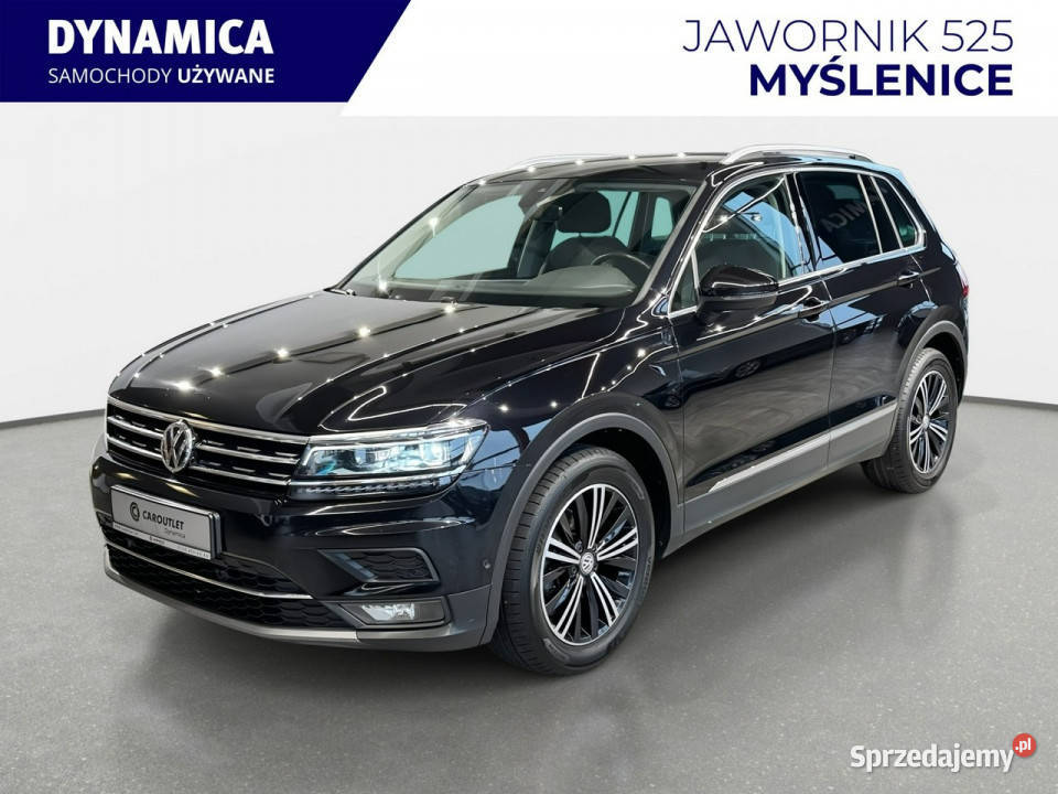 Volkswagen Tiguan Highline 15TSI 150 DSG 2020 r elektrochrom. lusterko wst. małopolskie Myślenice