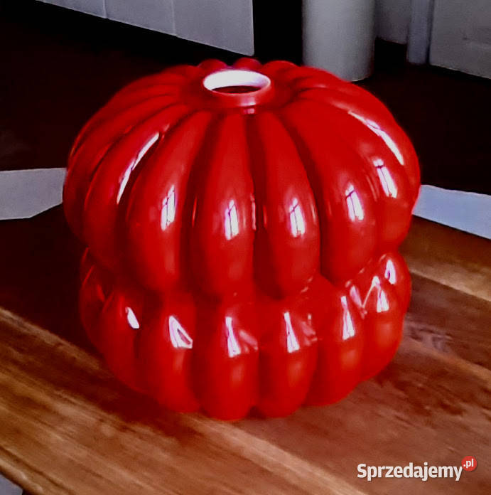 Klosz z lat 60tych dynia czerwone dwuwarstwowe Morąg