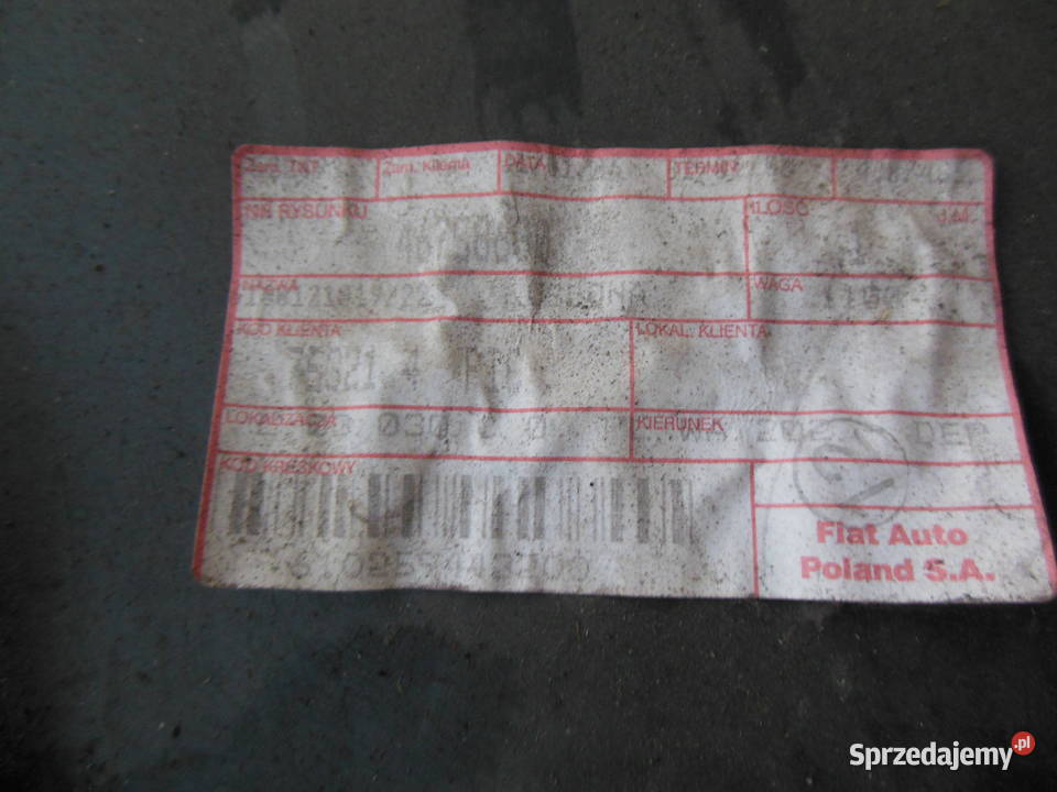 NADKOLE PRAWY PRZÓD FIAT PALIO SIENA 467674630