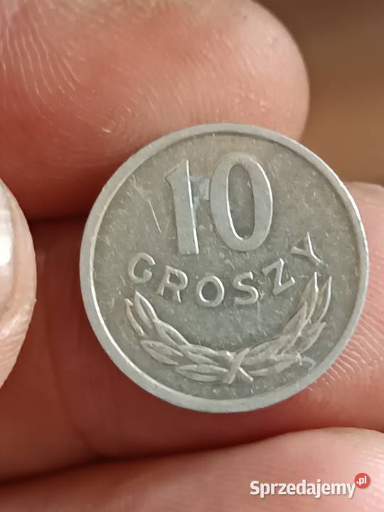 Sprzedam 10 gr 1981 r lekka skretka Numizmatyka