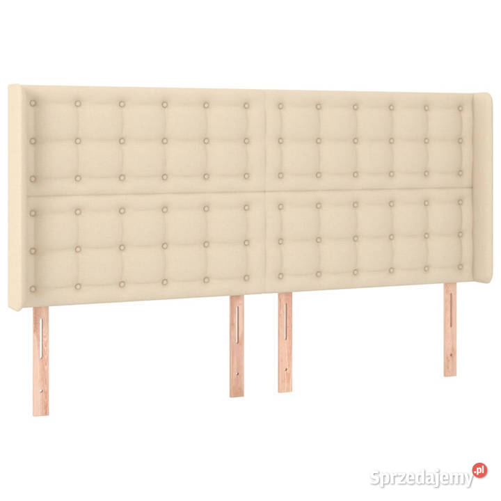 Zagłówek do łóżka z LED kremowy 163x16x118128 Warszawa