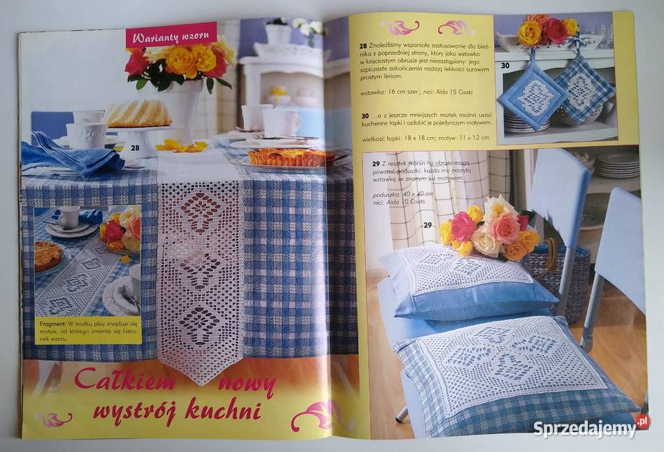 Szydełkowanie 42010 koronki i obrusy szydełko pomorskie