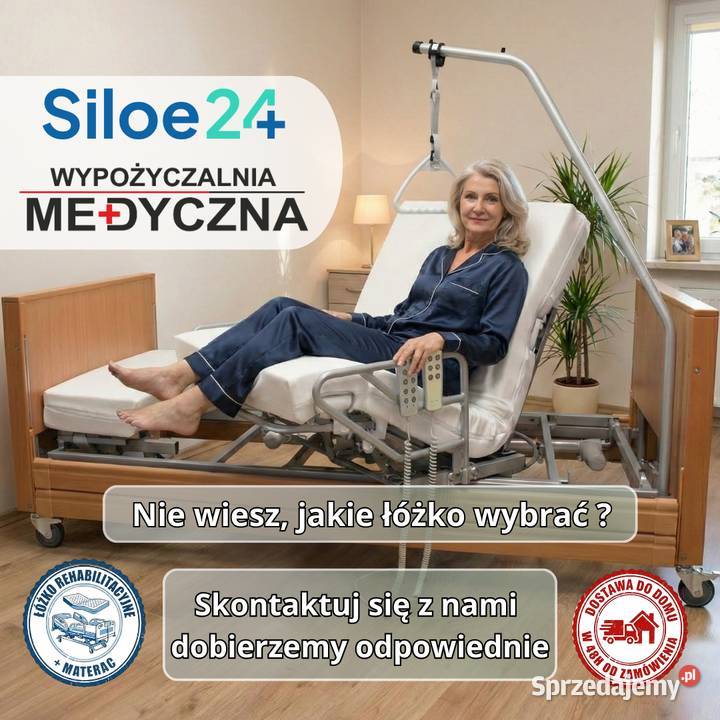 Łóżko rehabilitacyjne Katowice MATERAC Wynajem i sprzedam