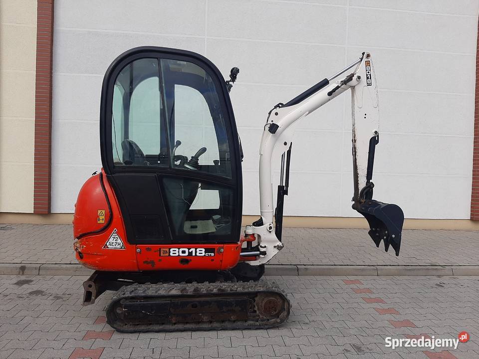 JCB 8018 2800mth 2011r 19 możliwość finansowania sprzedam
