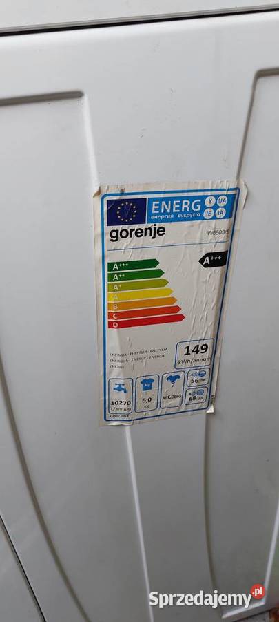 Pralka Gorenje W6503 s Kalisz sprzedam