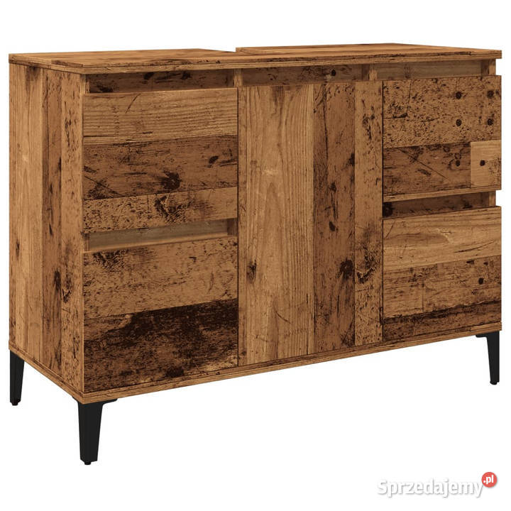 Szafka pod umywalkę stare drewno 80x33x60 Warszawa
