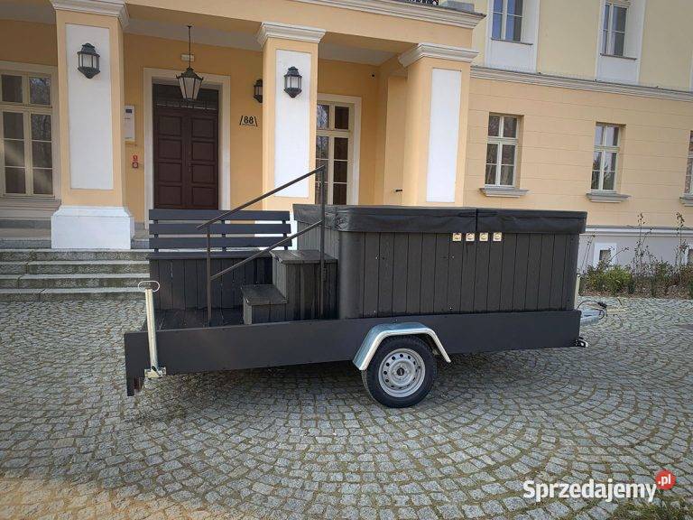 mobilna balia ogrodowa 210x210x100 piec na Zator