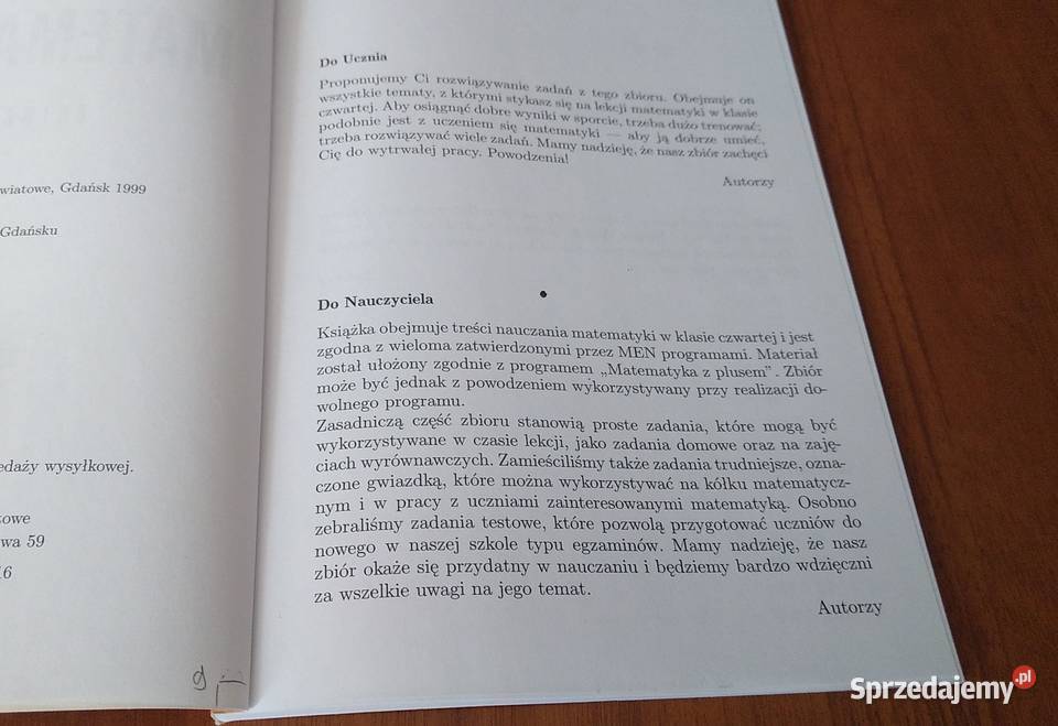 Matematyka 4 Z PLUSEM zbiór zadań Marcin Braun Podręczniki Gdańsk