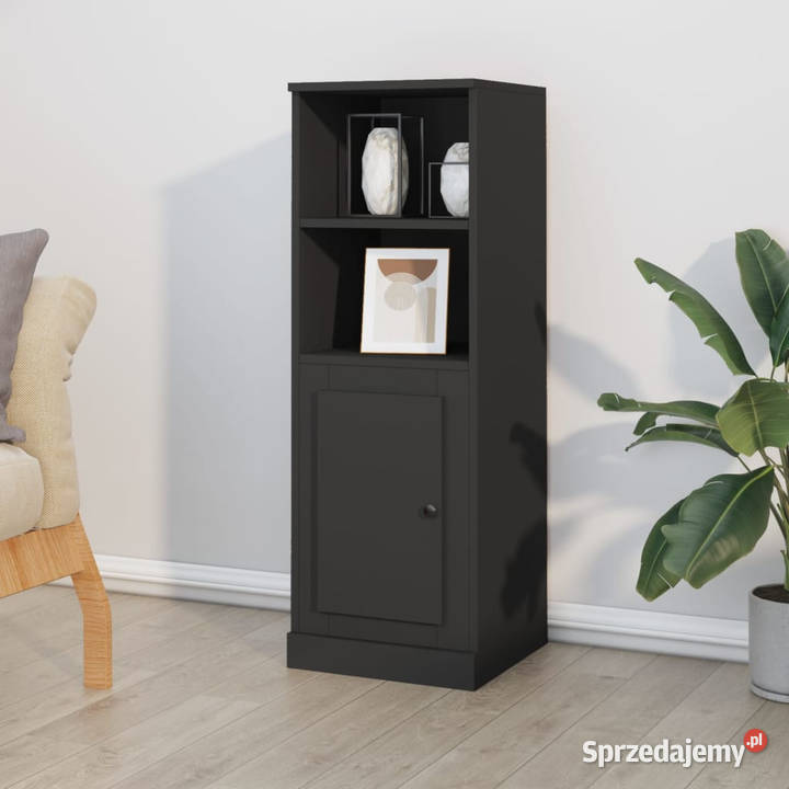 Szafka czarna 36x355x1035 materiał Warszawa