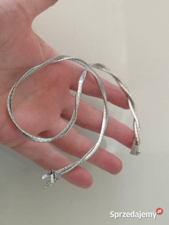 naszyjnik podwójny srebro vintage Toruń sprzedam