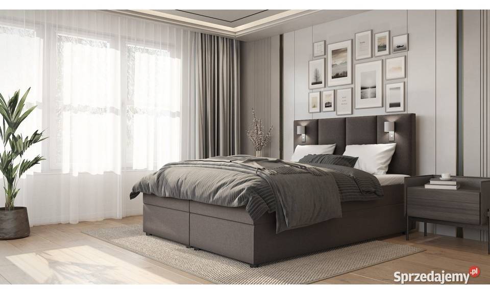 Łóżko kontynentalne PARMA PROSTO PRODUCENTA Solina