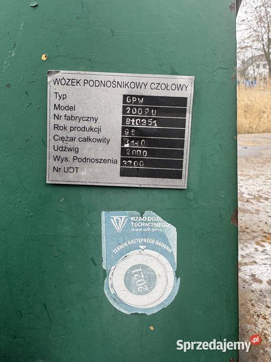 Wózek widłowy Dubin