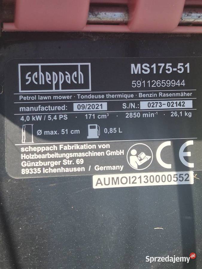 Kosiarka spalinowa Scheppach MS175