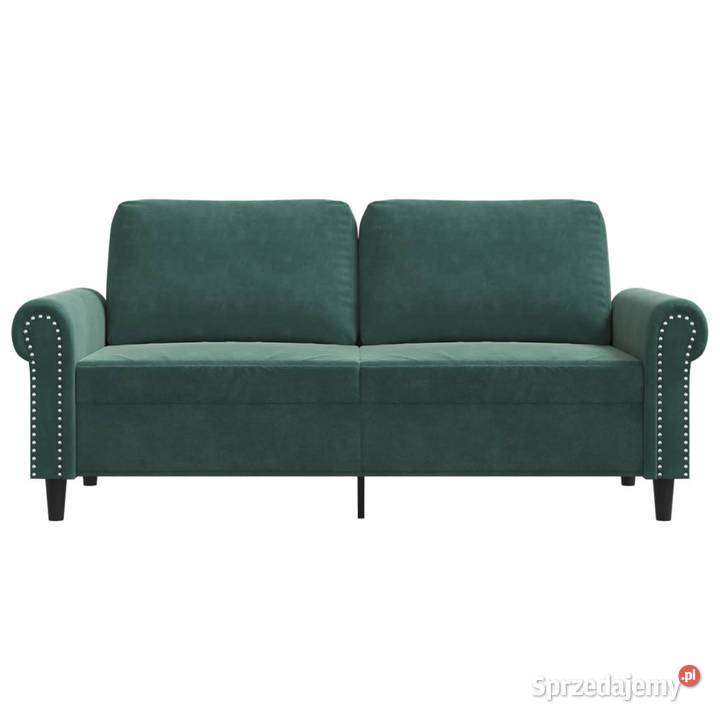 Sofa 2osobowa ciemnozielona 140 tapicerowana Sofy i kanapy Warszawa
