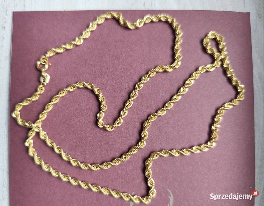Złoty łańcuszek skrętka świętokrzyskie Skarżysko-Kamienna