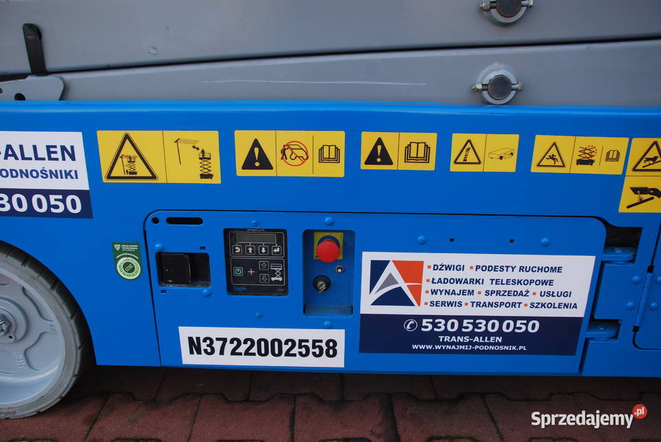 Podnośnik nożycowy GENIE GS 2632 210 Dźwigi, podnośniki podkarpackie Jasło