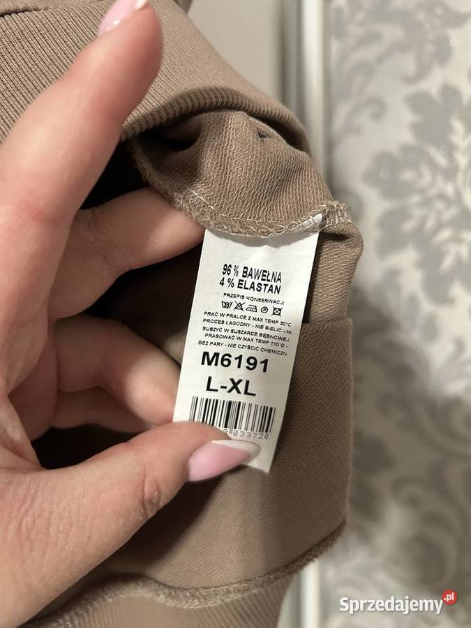Bluza ciepły beż XXL Megi