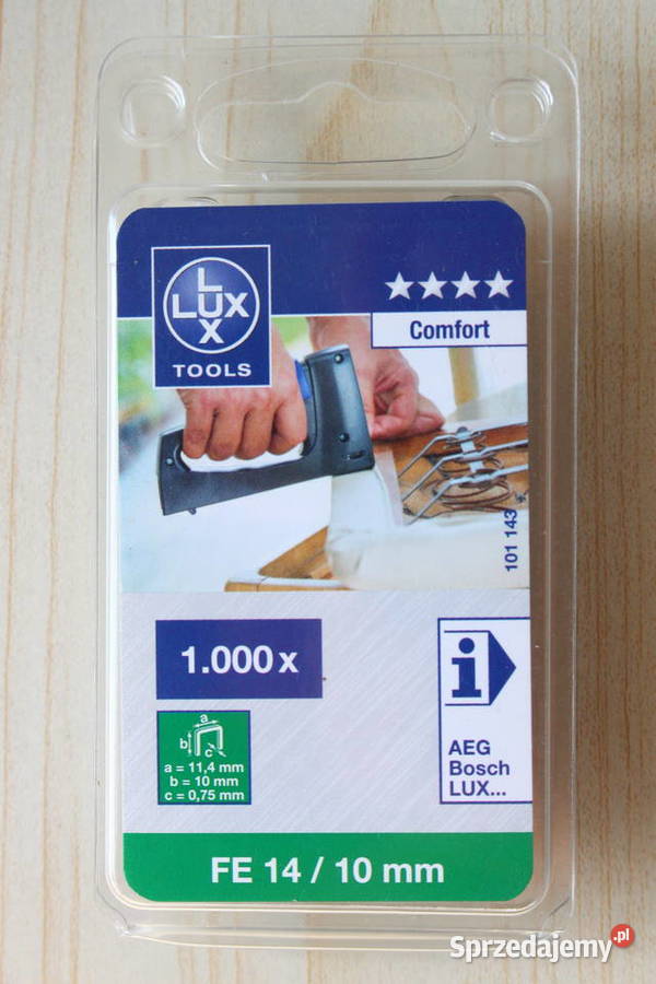 Zszywki tapicerskie LuxTools typ 53 A 114 x 10mm