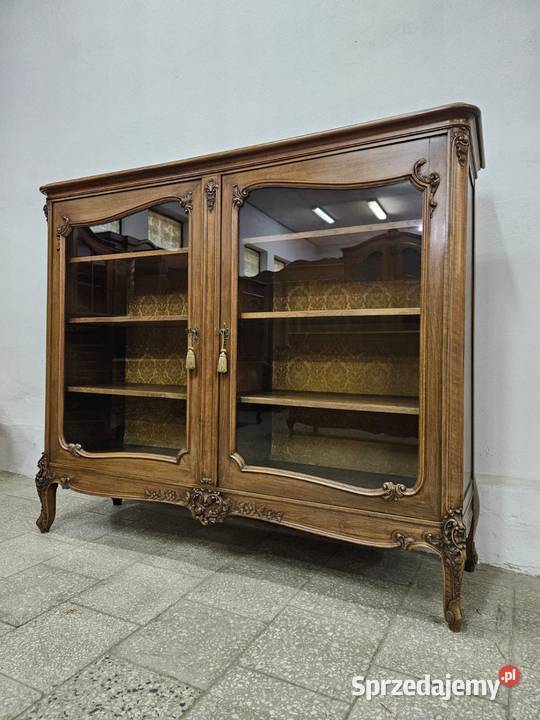 Ładna francuska biblioteczka Ludwikowska witryna Nowy Sącz