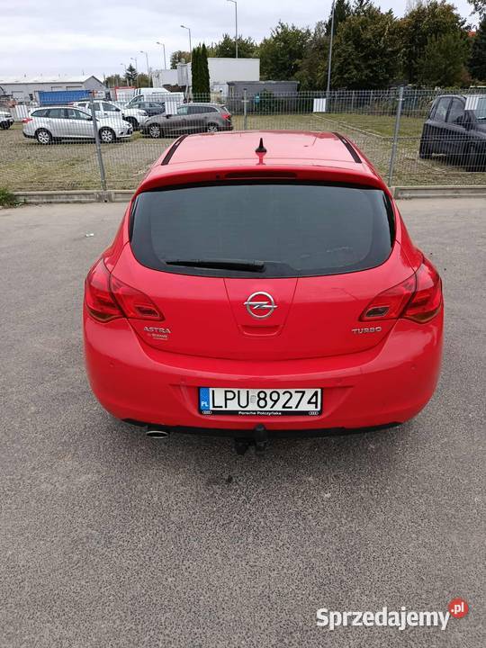 Opel Astra J 14 Turbo 140 garażowany mazowieckie Warszawa