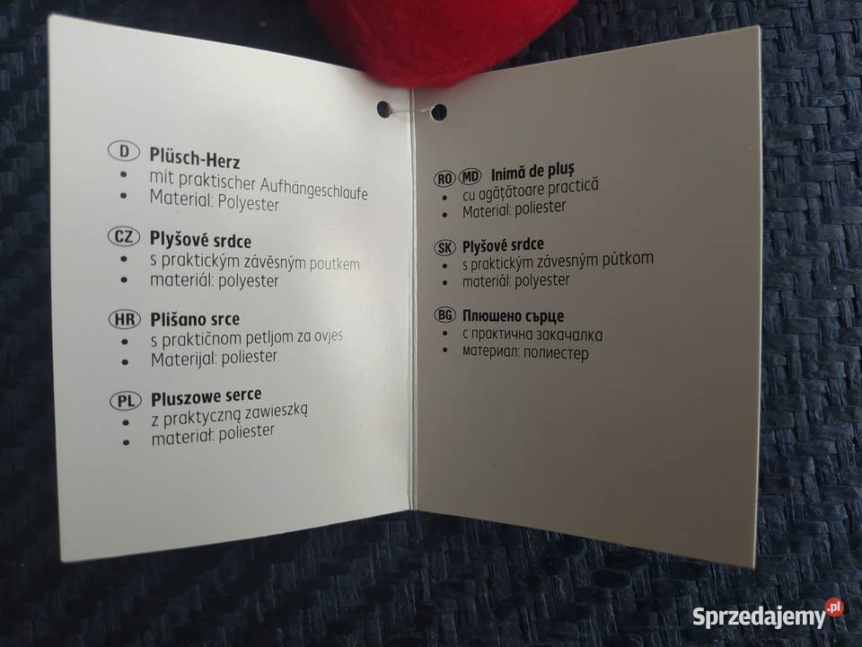 Pluszowe serce SERCE Hajnówka