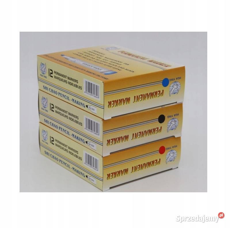 Zestaw Markerów Czarnych 12 Długość 14 Ludźmierz