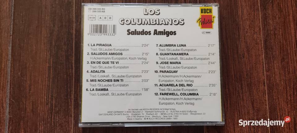 los columbianos saludos amigos 1989 Gliwice