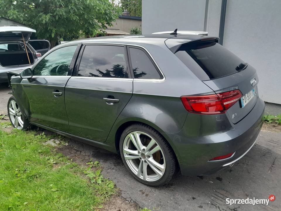 Audi a3 sportback 16 tdi automag sline 2019r mazowieckie Warszawa