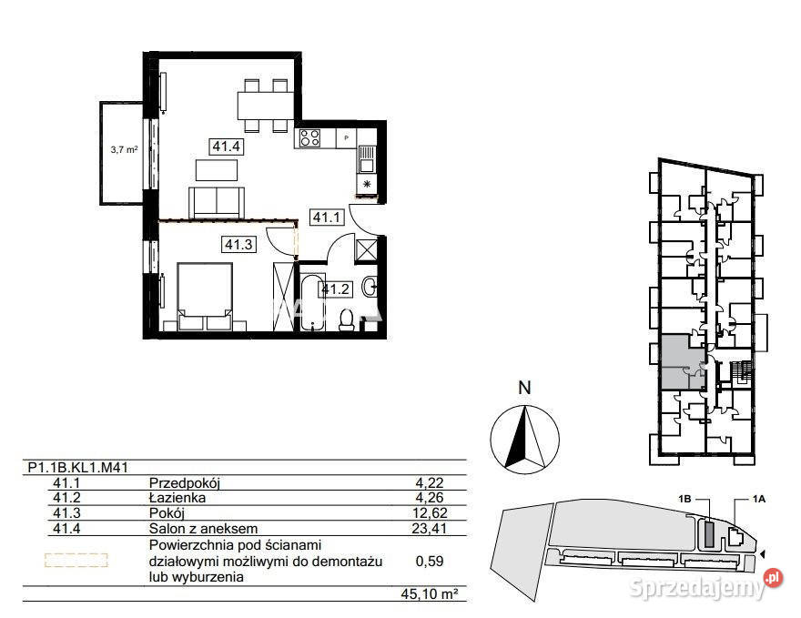 sprzedaży mieszkania Kraków Agatowa 4442m2 2 małopolskie