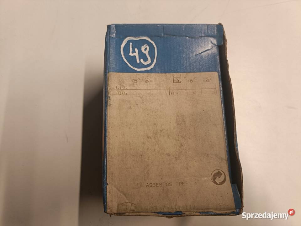 Subaru Legacy Impreza PRZEDNIE KLOCKI HAMULCOWE Klocki hamulcowe Rudka