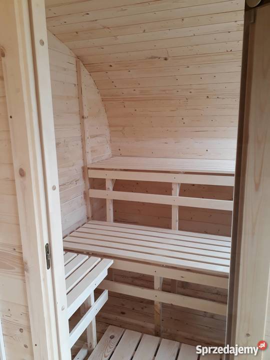 Sauna Owalna Beczka Owal Ogrodowa z piecem podlaskie Sejny sprzedam